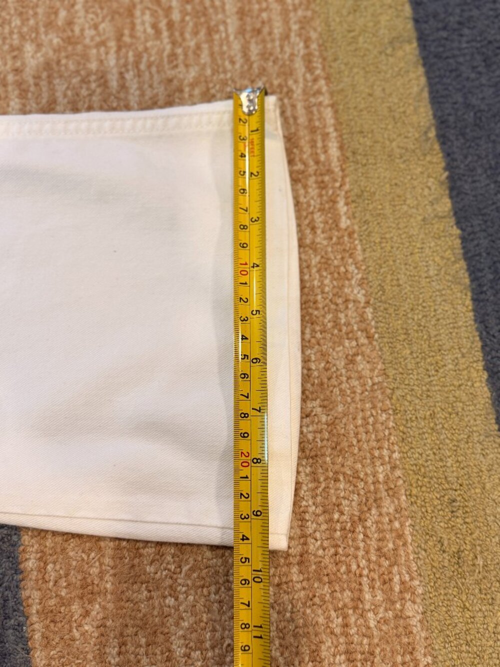 Banana Republic White Jeans Size 2 Boot Cut Leg Mid Rise - Picture 9 of 14